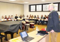 Landrat Dr. Heiko Schmid zu Gast am Caspar-Mohr-Progymnasium